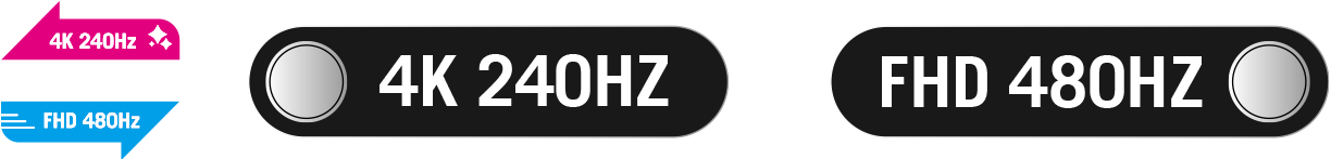 4K@240Hz <-> FHD@480Hz