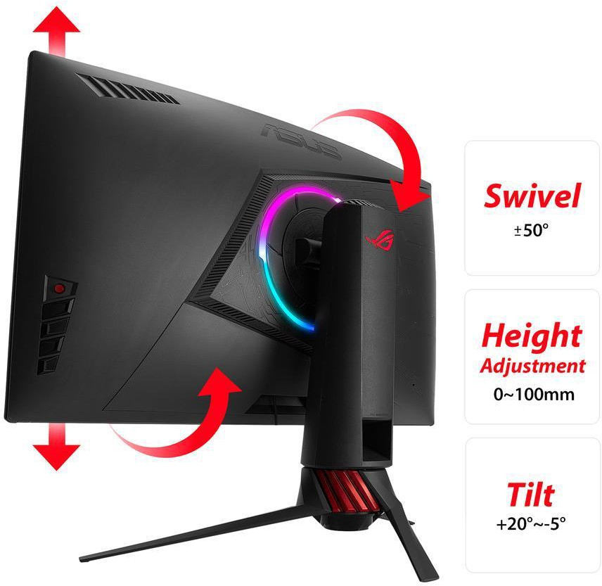 ASUS ROG Strix XG32VQ 144Hz WQHD FreeSync Curved Gaming Monitor - image 4