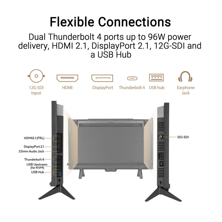ASUS ProArt Display OLED PA27USD 27-inch 4K QD-OLED On-Set Professional Monitor - image 6