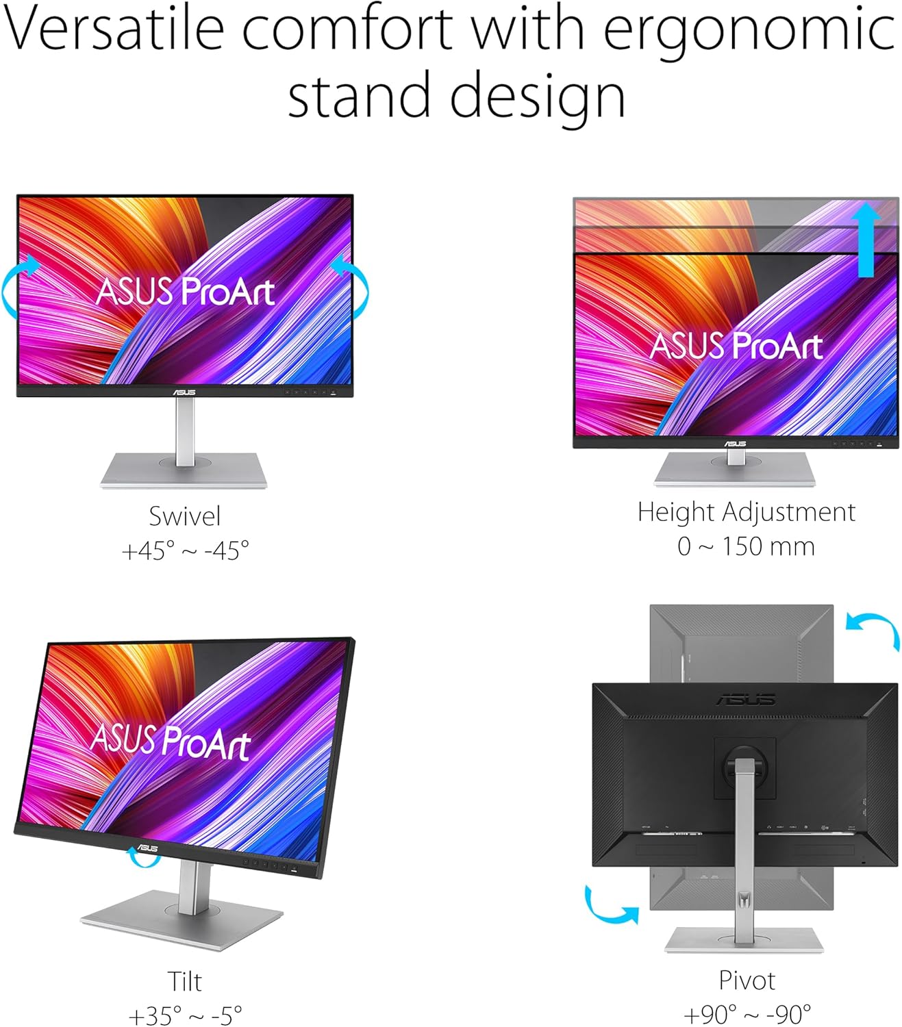 ASUS ProArt Display PA278CGV Professional Monitor – 27-inch, IPS, QHD - image 6