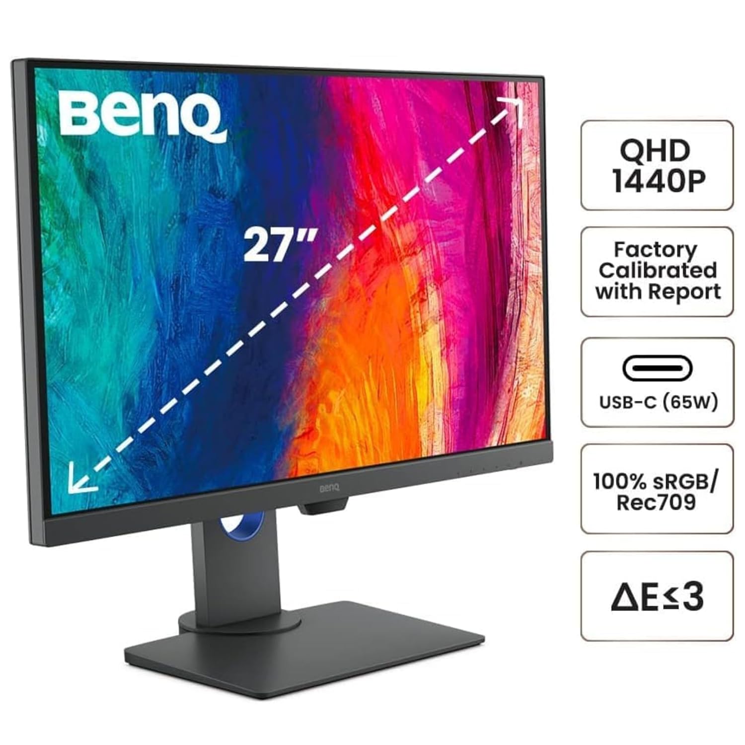 BenQ PD2705Q 27inch 2K IPS QHD HDR10 Monitor - image 5
