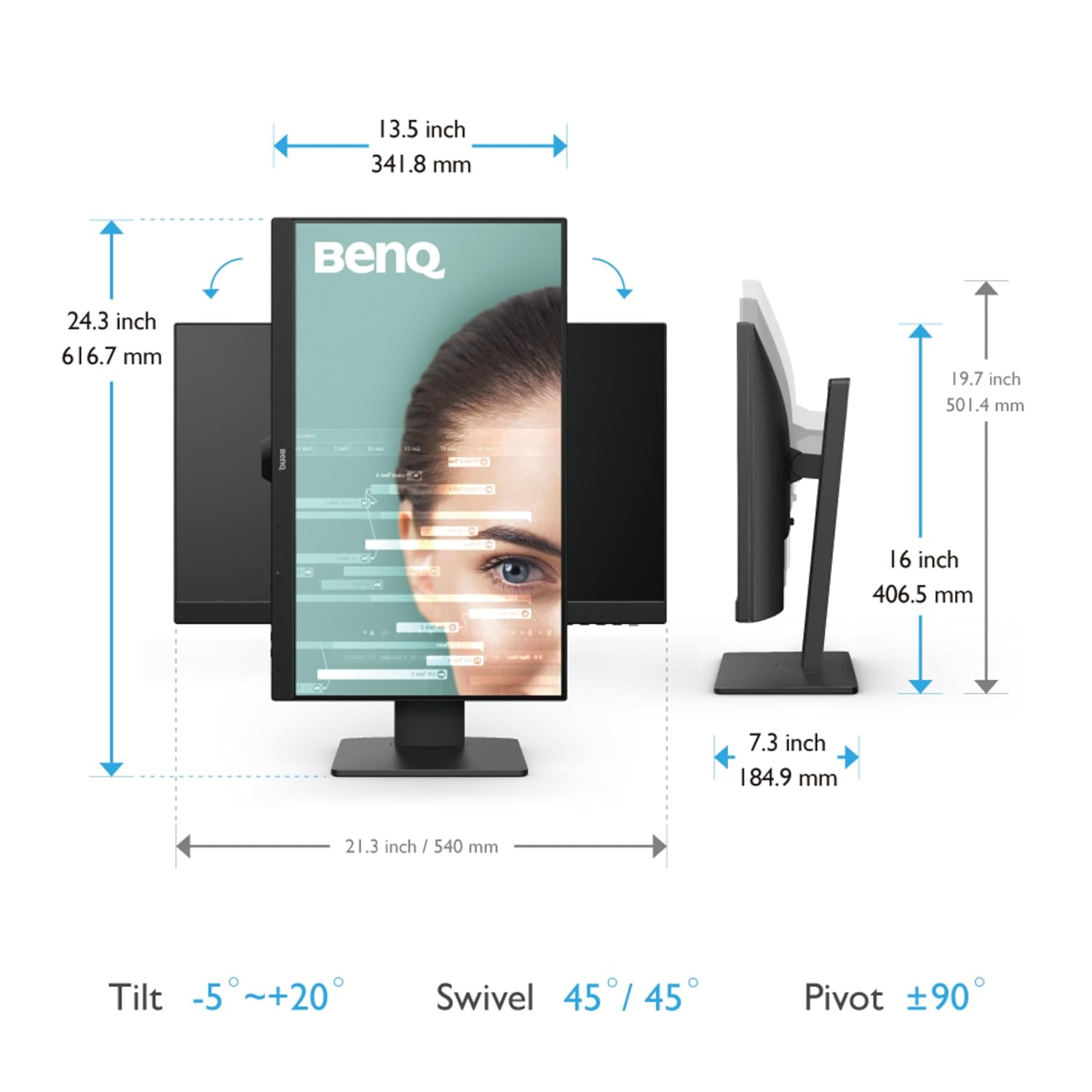BenQ GW2485TC 24inch 1080p Eye-Care FHD IPS Monitor - image 2