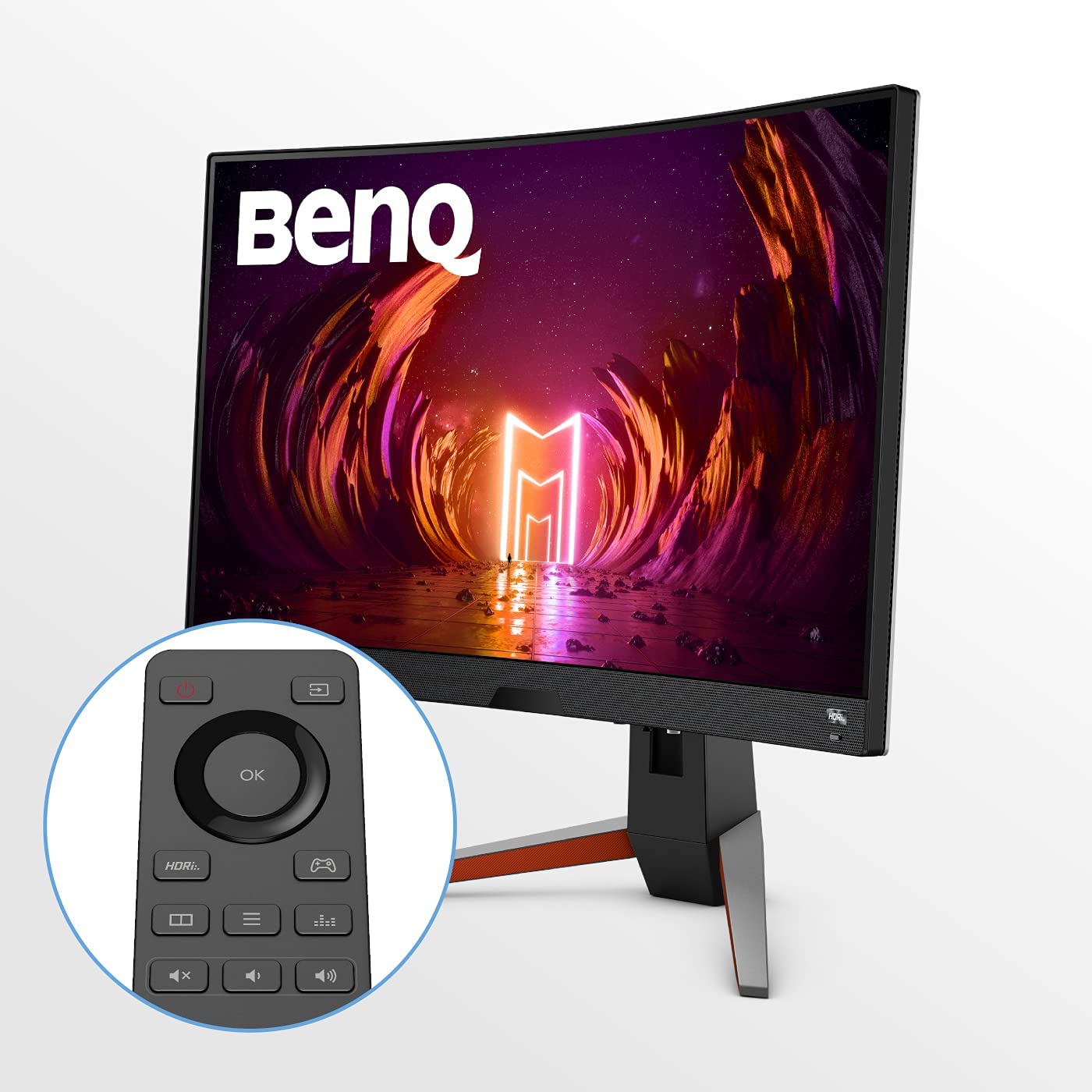 BenQ MOBIUZ EX2710R 27inch QHD IPS Curved Gaming Monitor - image 3