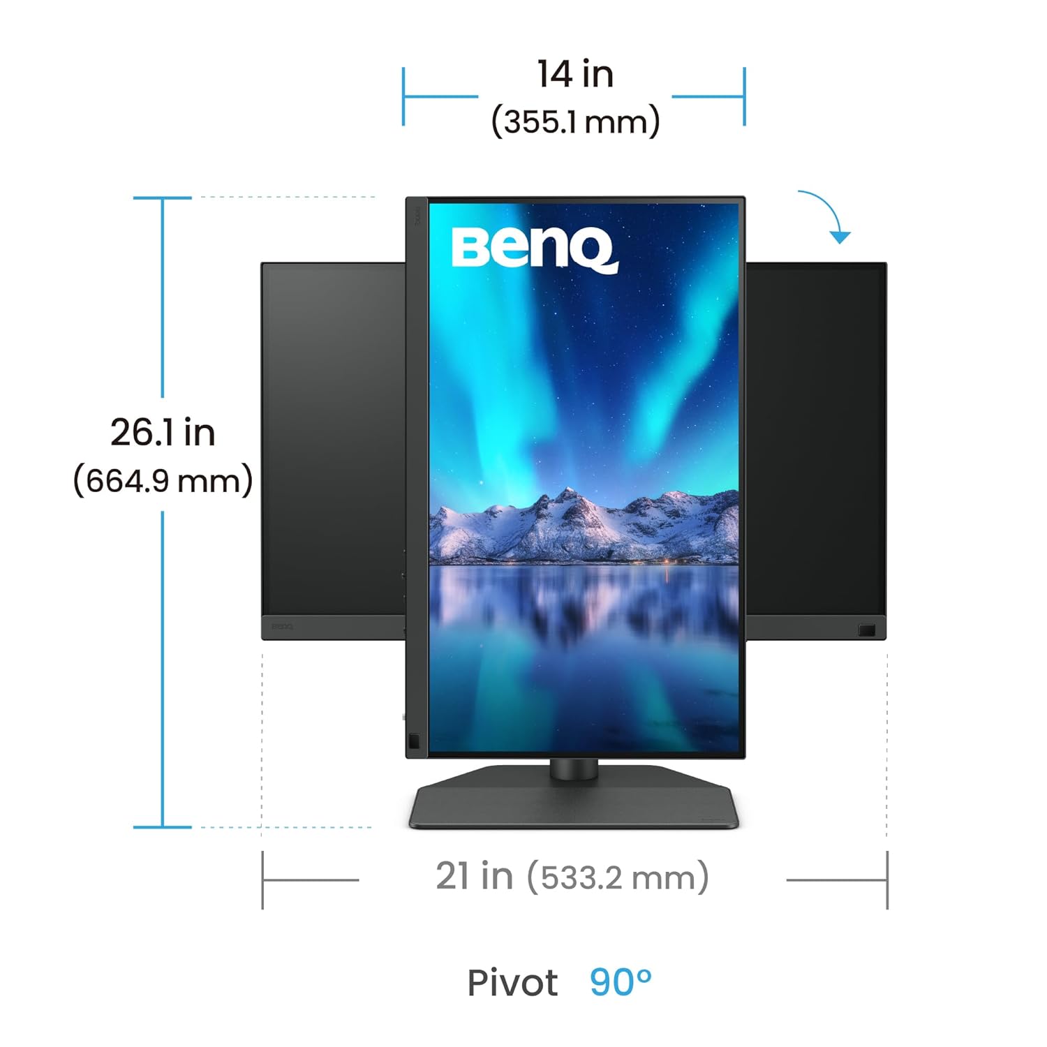BenQ SW242Q 24 inch 4K IPS WUXGA Monitor - image 4
