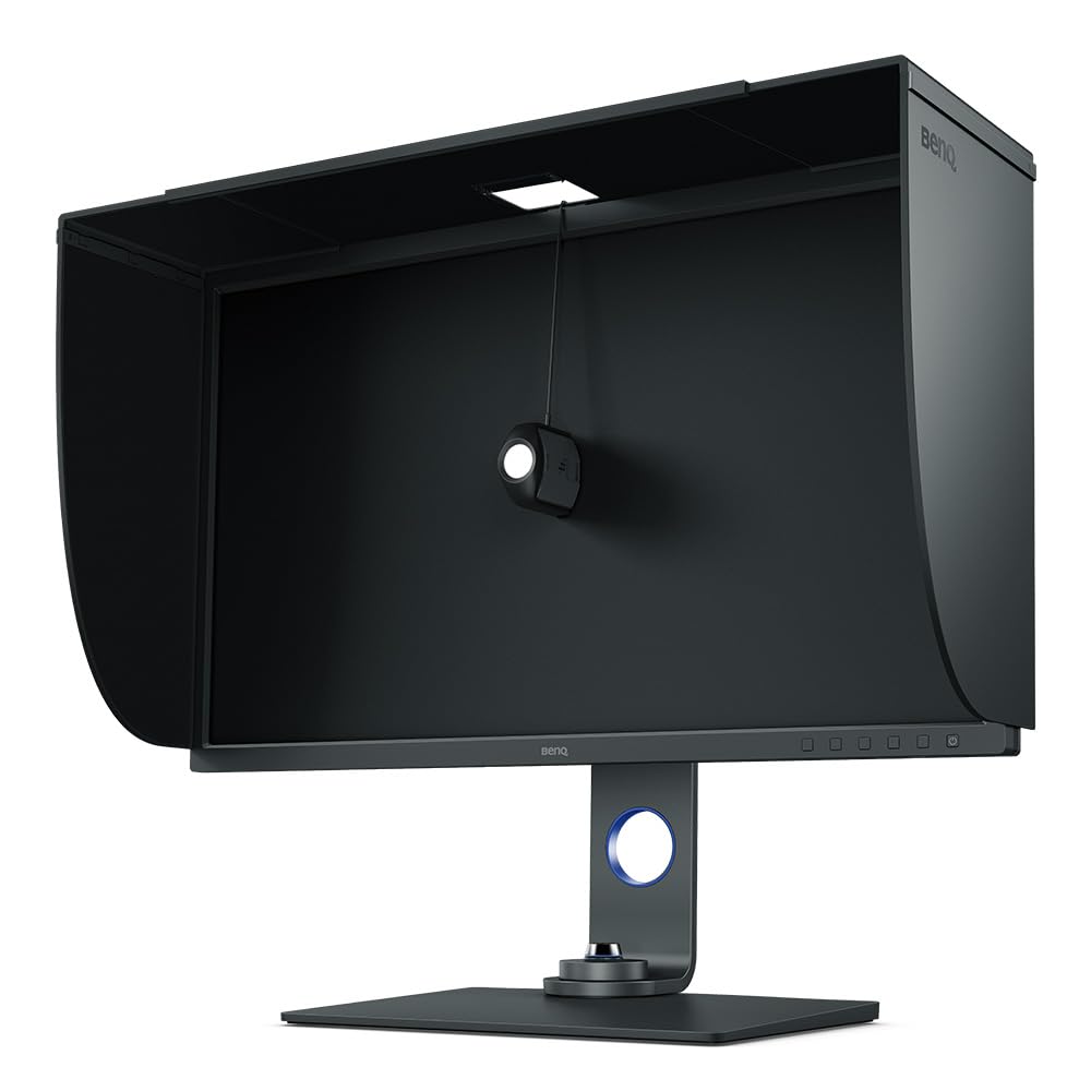 BenQ SW321C 4K IPS monitor connectivity and professional stand
