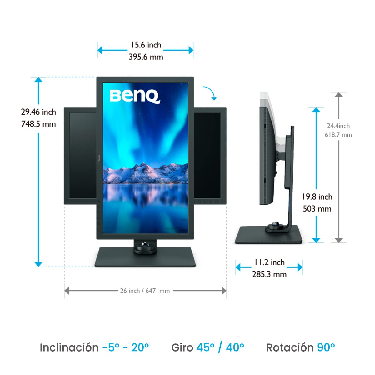 BenQ SW271C 27inch 4K UHD AdobeRGB USB-C Photographer Monitor - image 5