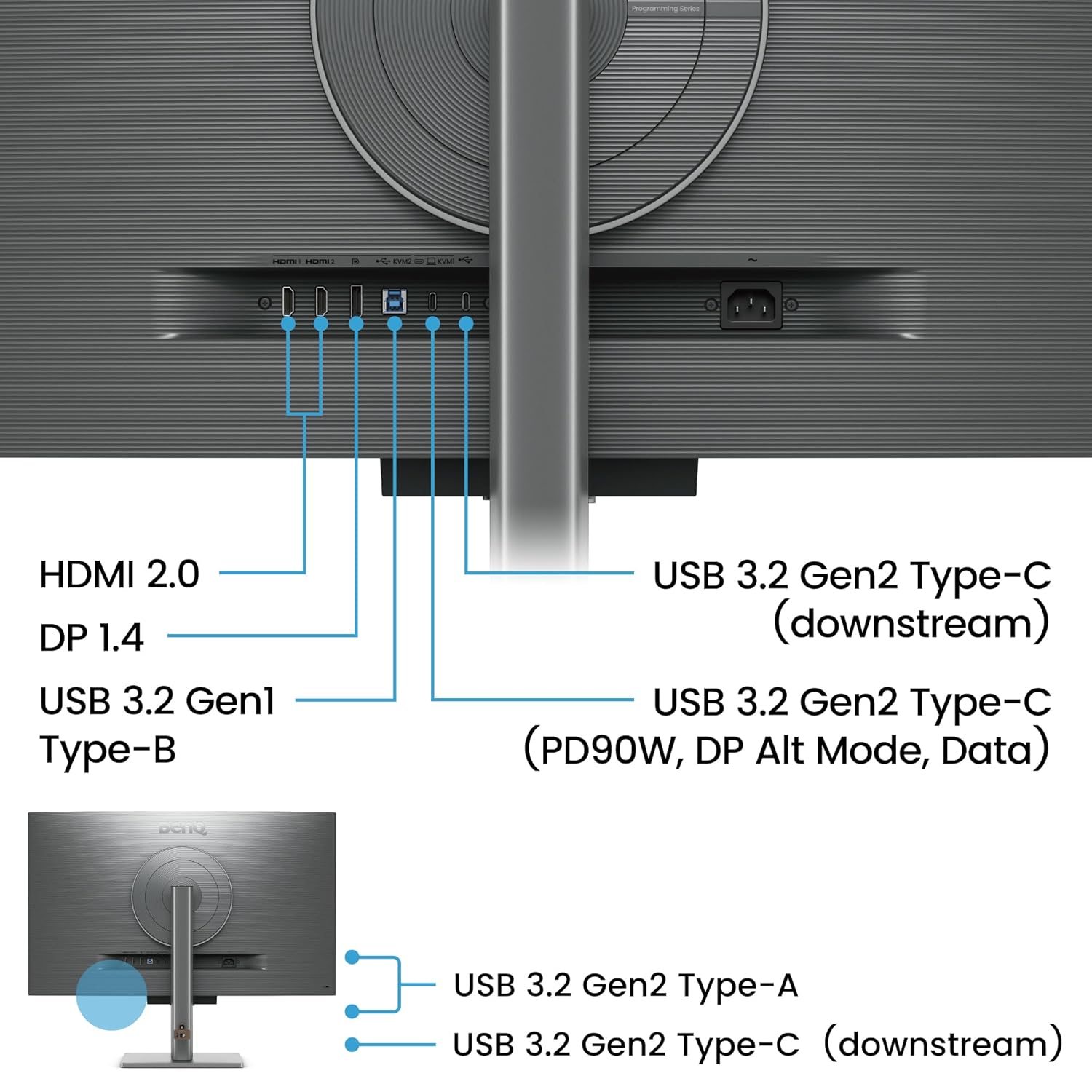 BenQ RD320U 32inch 4K Programming Monitor - image 3