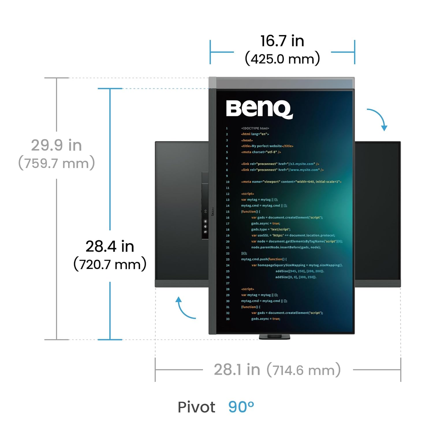 BenQ RD320UA 32inch 4K Programming Monitor - image 5