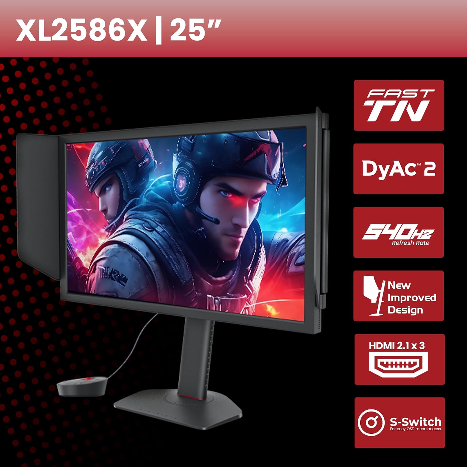 BenQ ZOWIE XL2586X 24 inch FHD Gaming Monitor - image 3