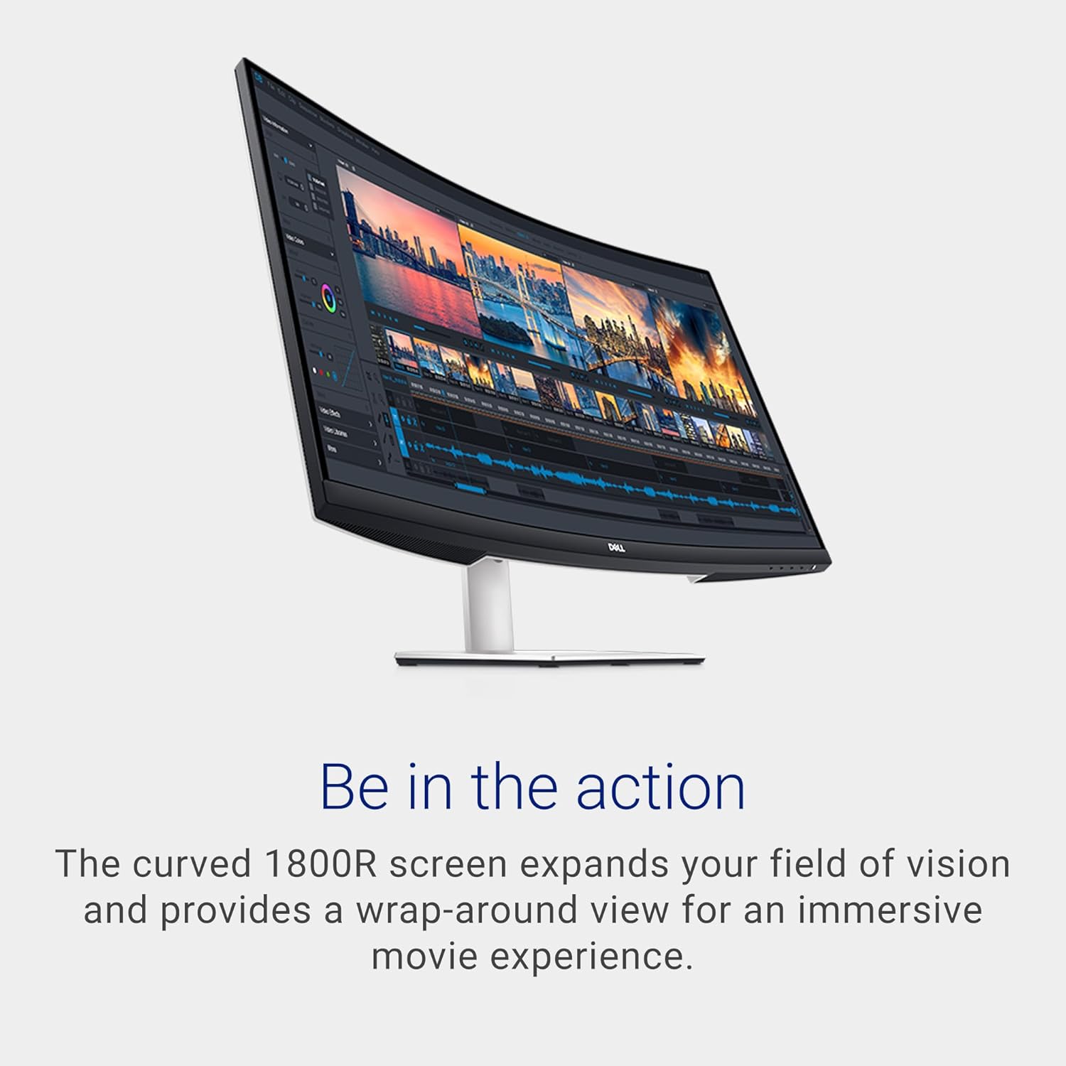 Dell S Series 32 Curved 4K S3221QS UHD Monitor - image 3