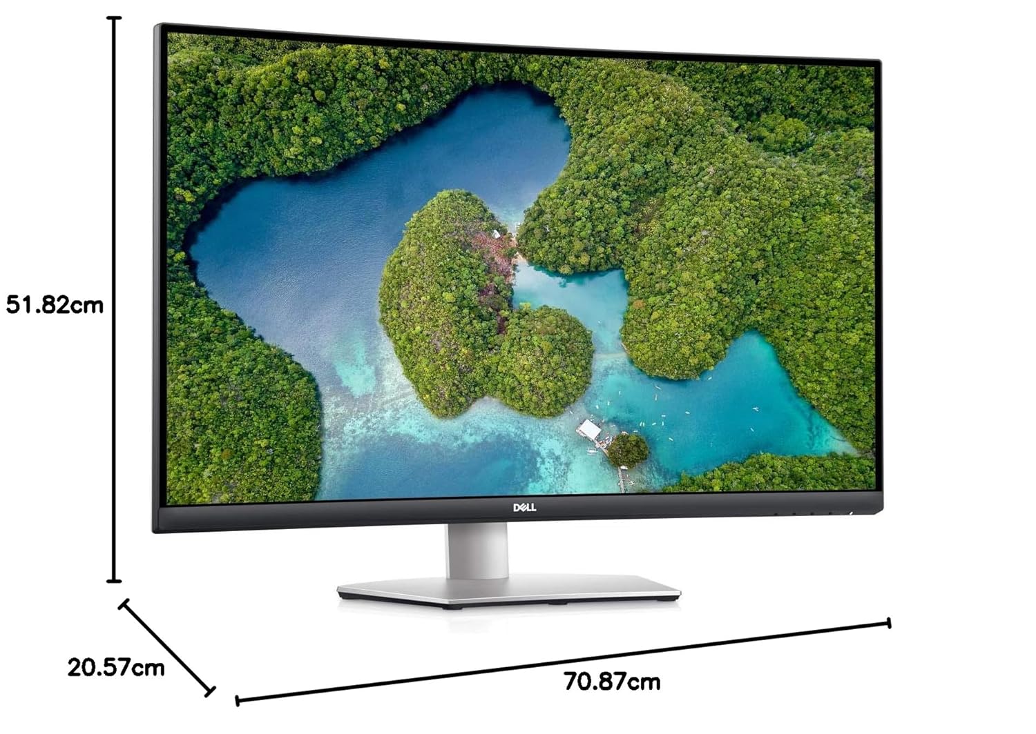 Dell S Series 32 Curved 4K S3221QS UHD Monitor - image 9