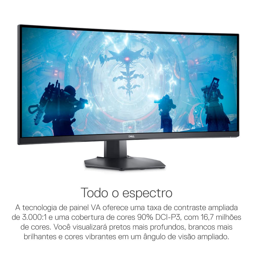 Dell 34 Curved S3422DWG Gaming Monitor - image 6