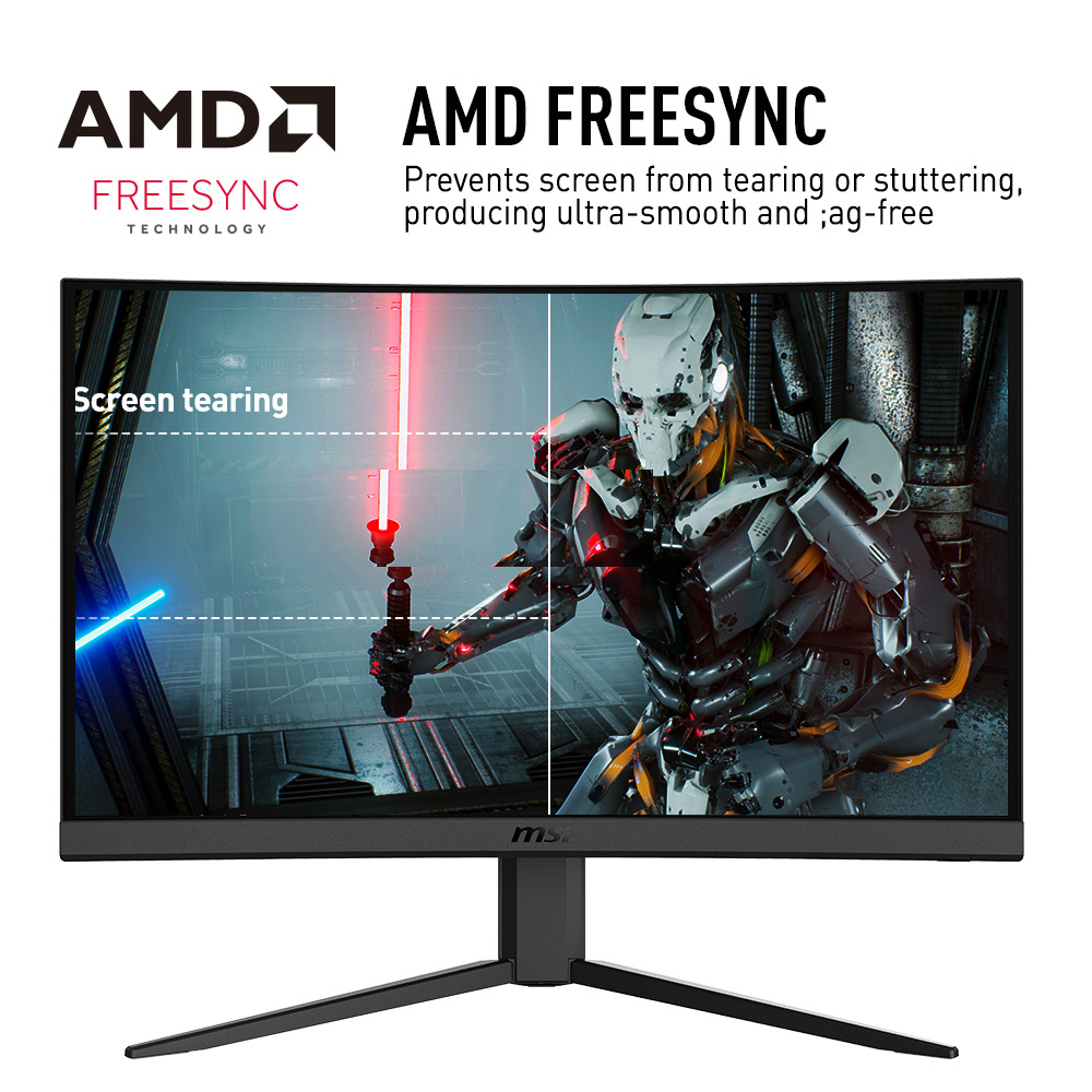 MSI Optix G24C4 Curved 144Hz 1ms AMD FreeSync Monitor - image 5