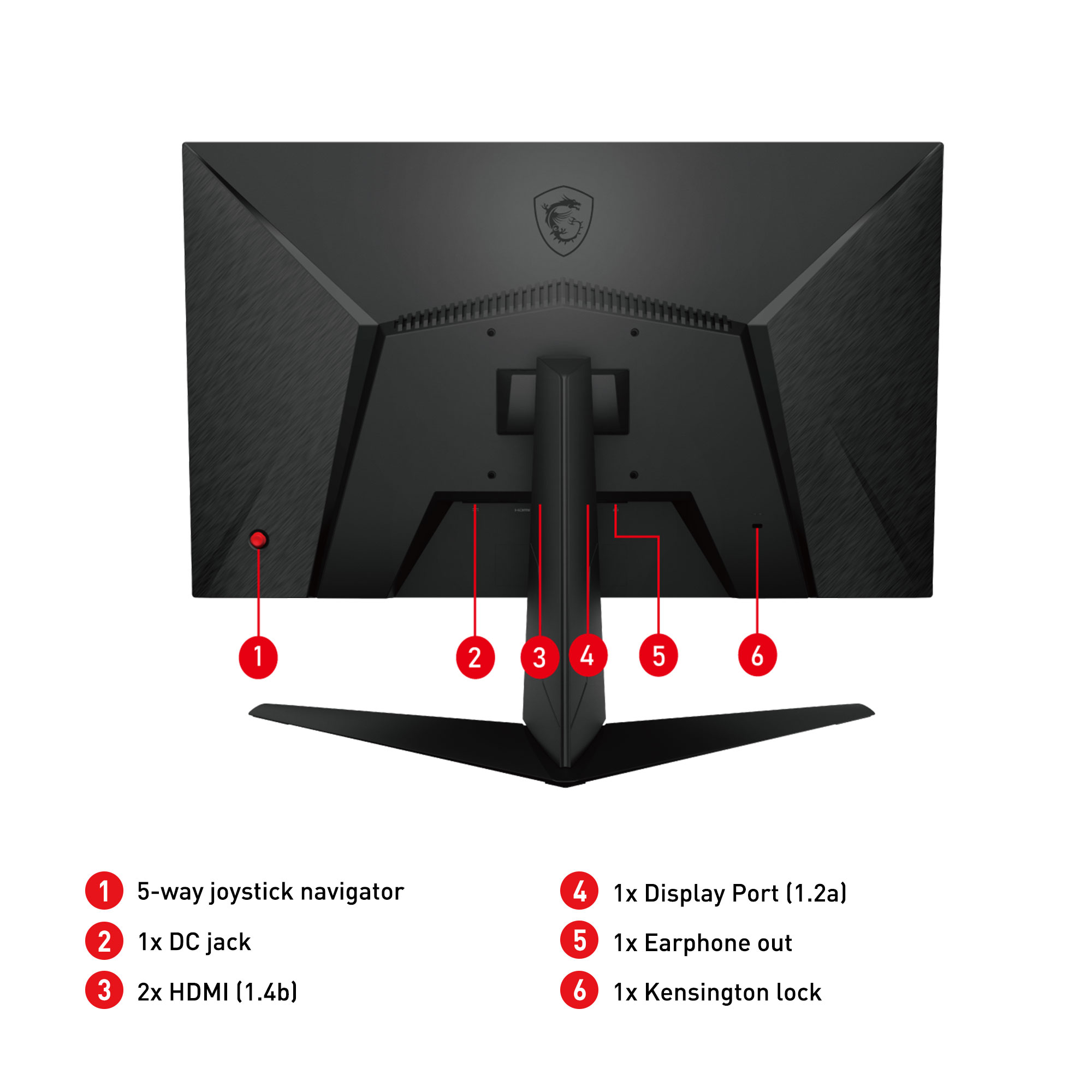 MSI Optix G241 144hz 1ms 24 inch IPS FreeSync Gaming Monitor - image 2
