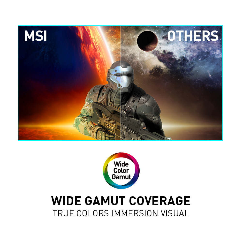 MSI Optix G241 144hz 1ms 24 inch IPS FreeSync Gaming Monitor - image 6