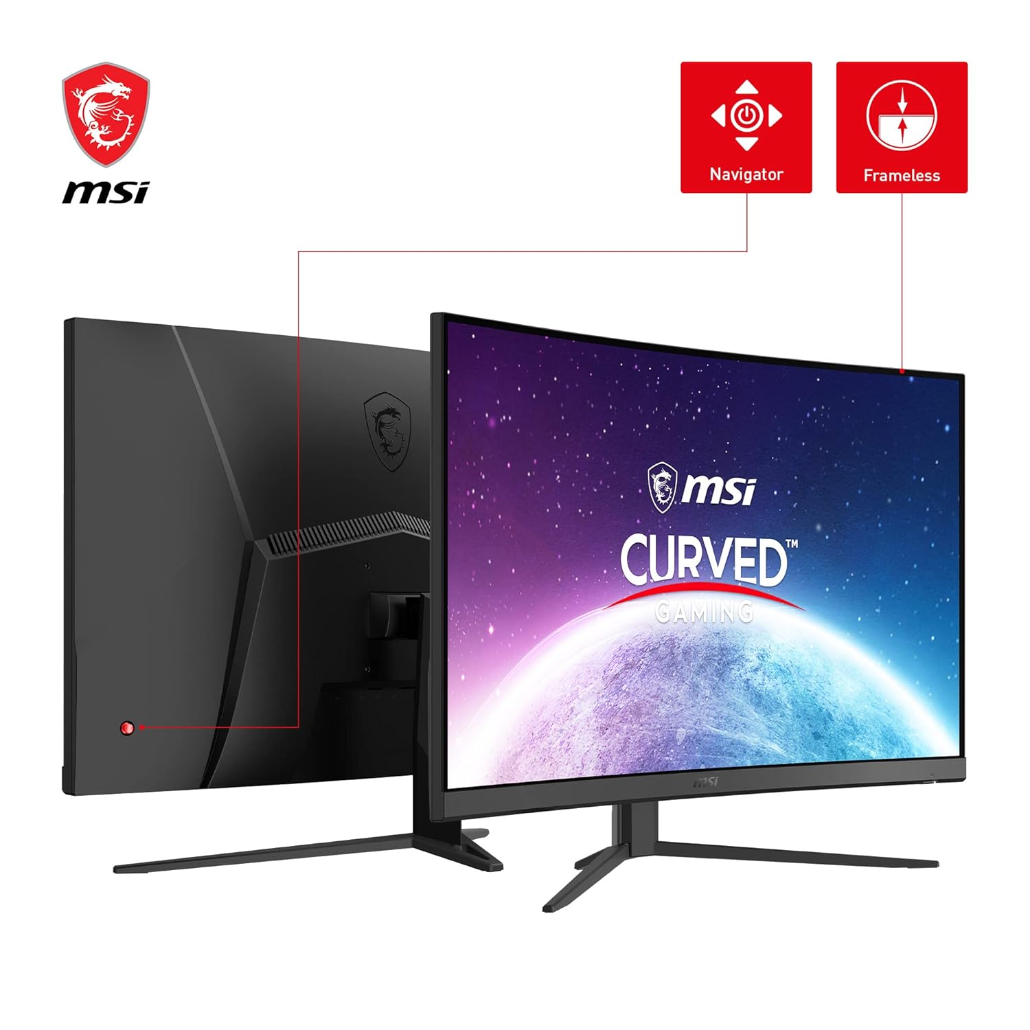 MSI G32C4X 32inch Full HD Curved Gaming Monitor - image 3