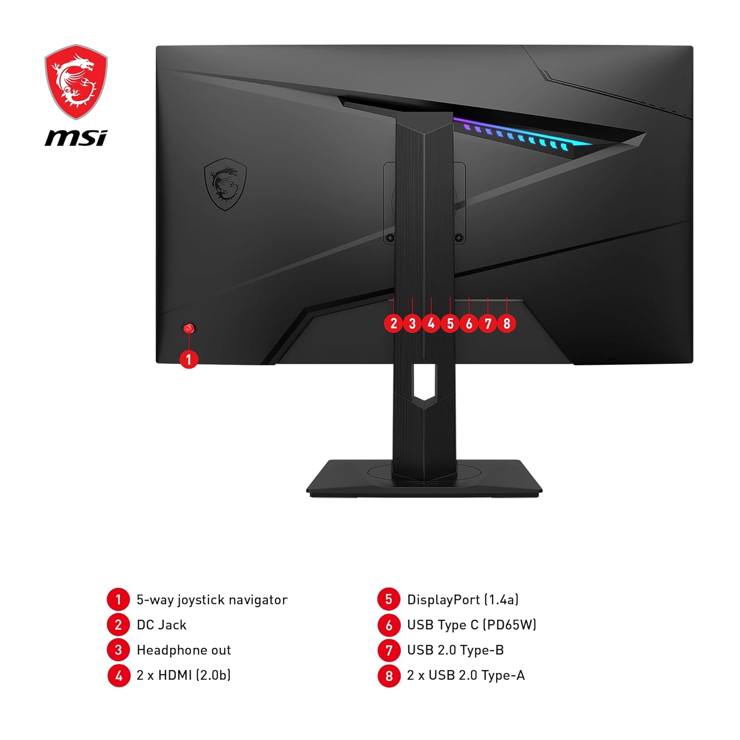 MSI MAG 274QRF QD E2 27Inch 2K WQHD Gaming Monitor - image 6