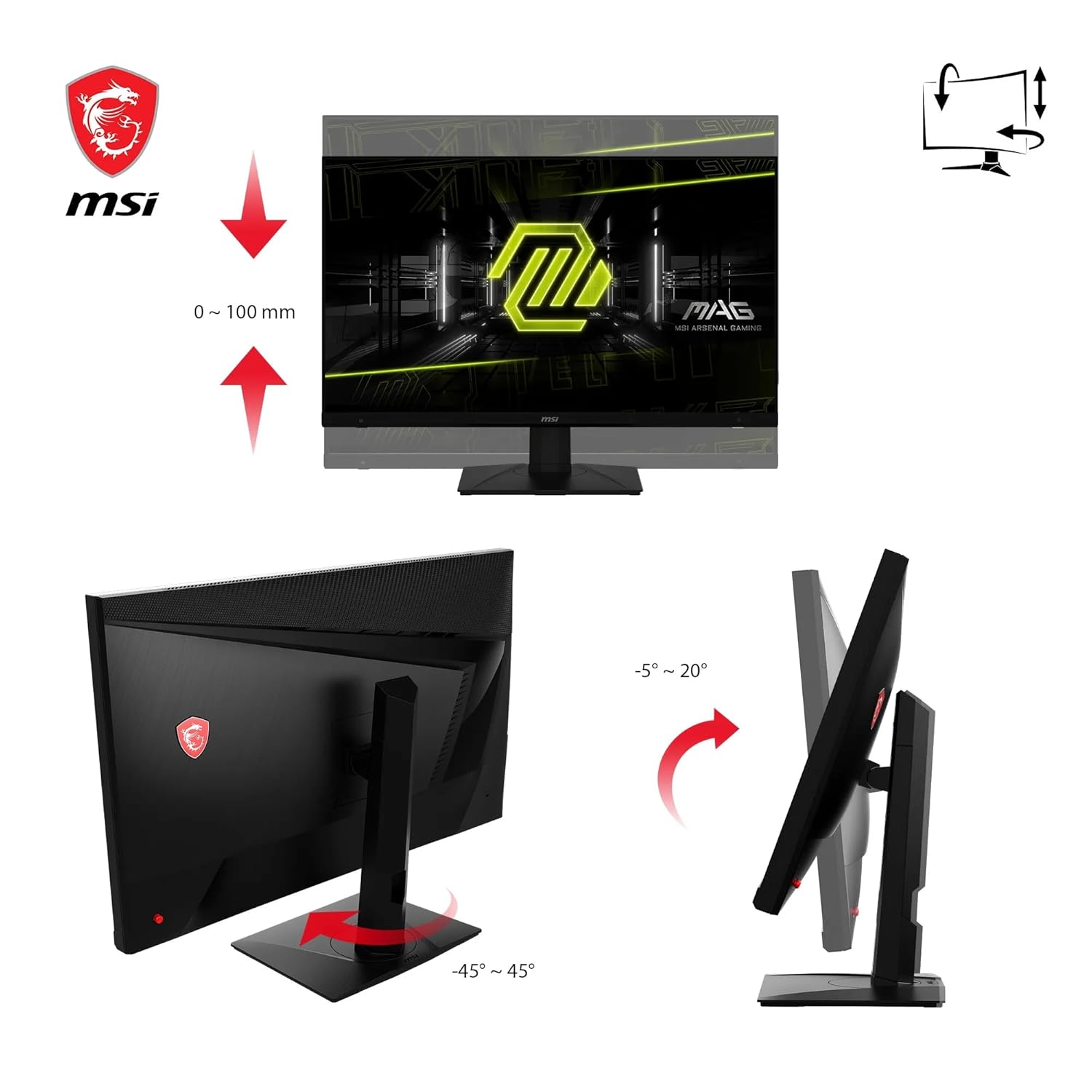 MSI MPG 322UPF 32inch IPS 4K UHD Gaming Monitor - image 5