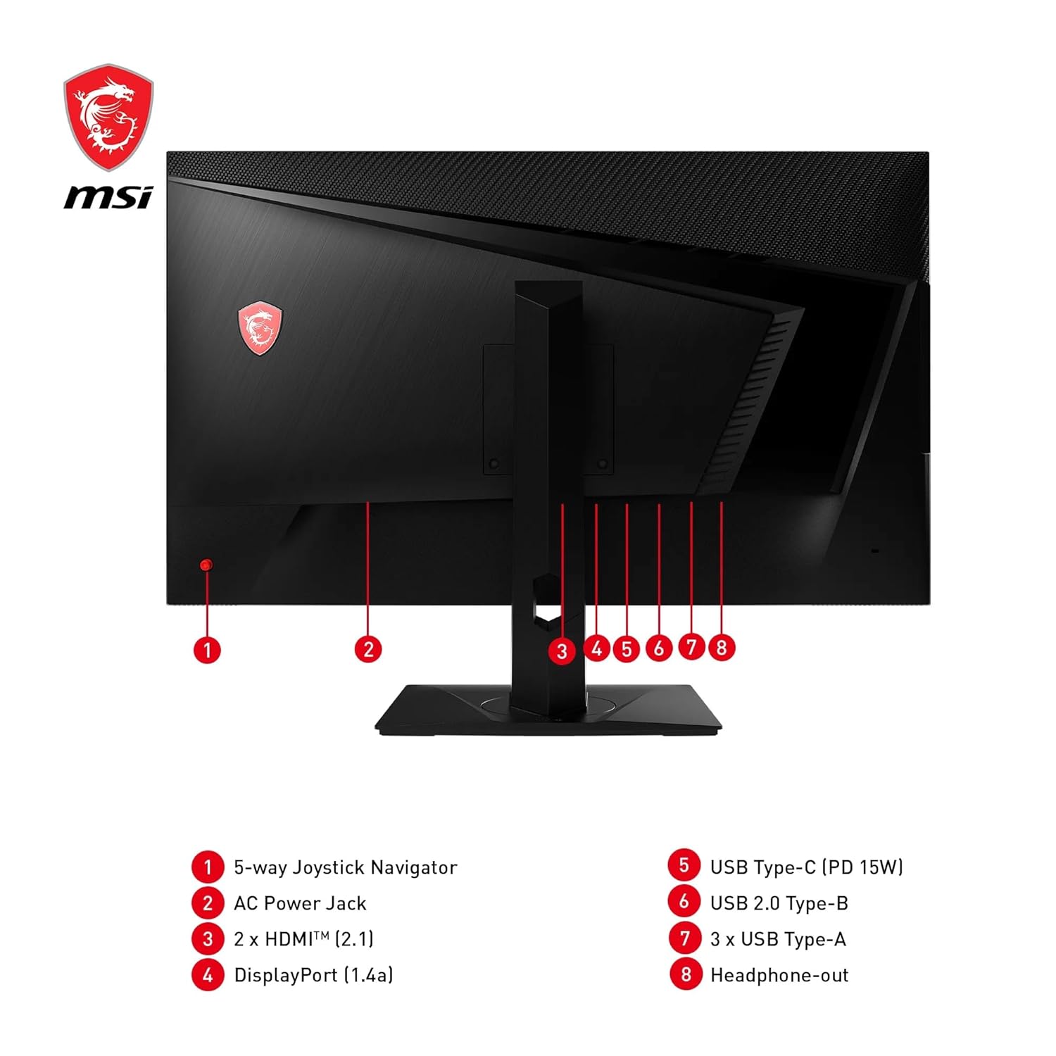 MSI MPG 322UPF 32inch IPS 4K UHD Gaming Monitor - image 6