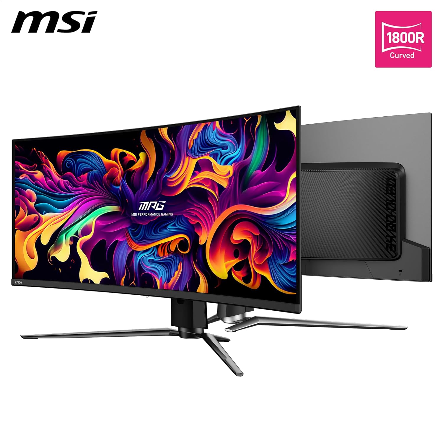 MSI MPG 341CQPX QD OLED 34inch 2K UWQHD Curved Gaming Monitor - image 2