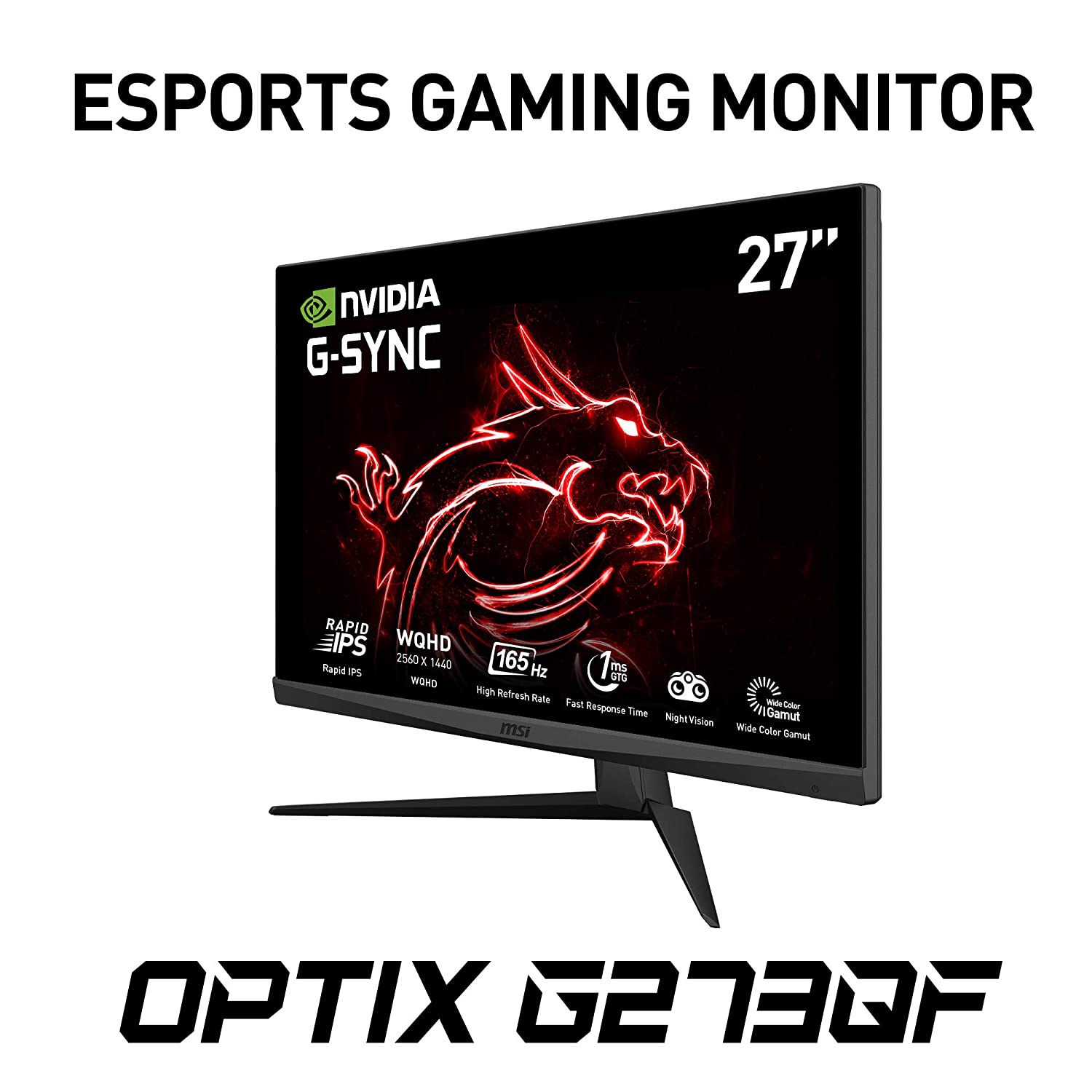 MSI Optix G273QF 27 Inch Gaming Monitor - image 4