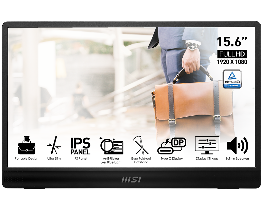 Msi PRO MP161 Portable Ultra-Slim Business Monitor