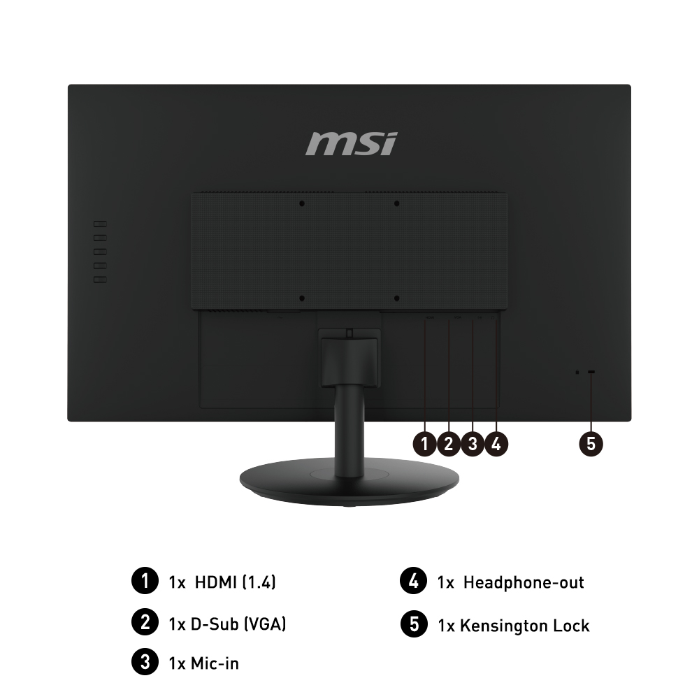 MSI Pro MP271 27-inch Full HD IPS Panel Professional Monitor - image 3