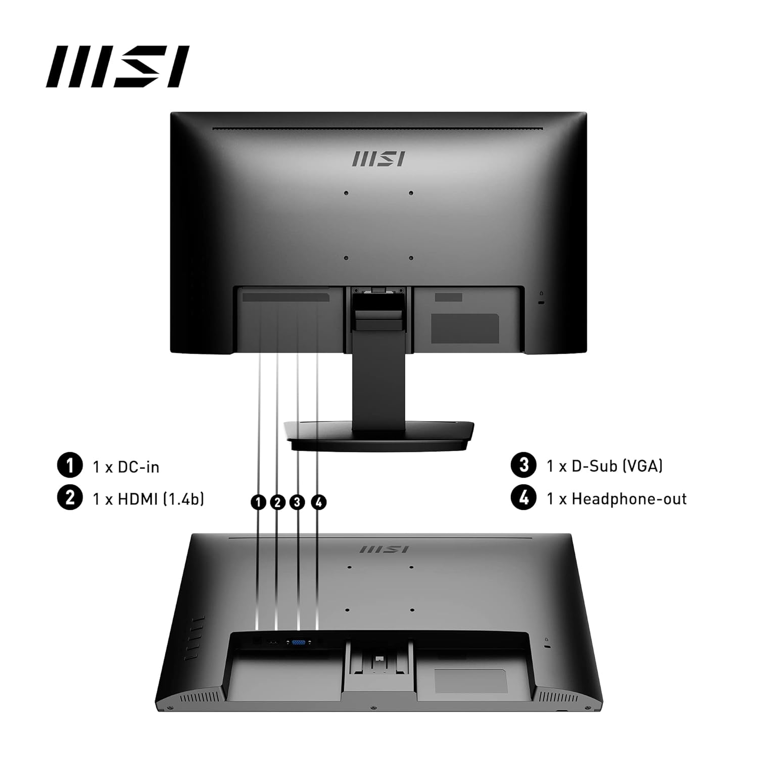 MSI PRO MP223 21.45-inch FHD 100Hz Business Monitor - image 9