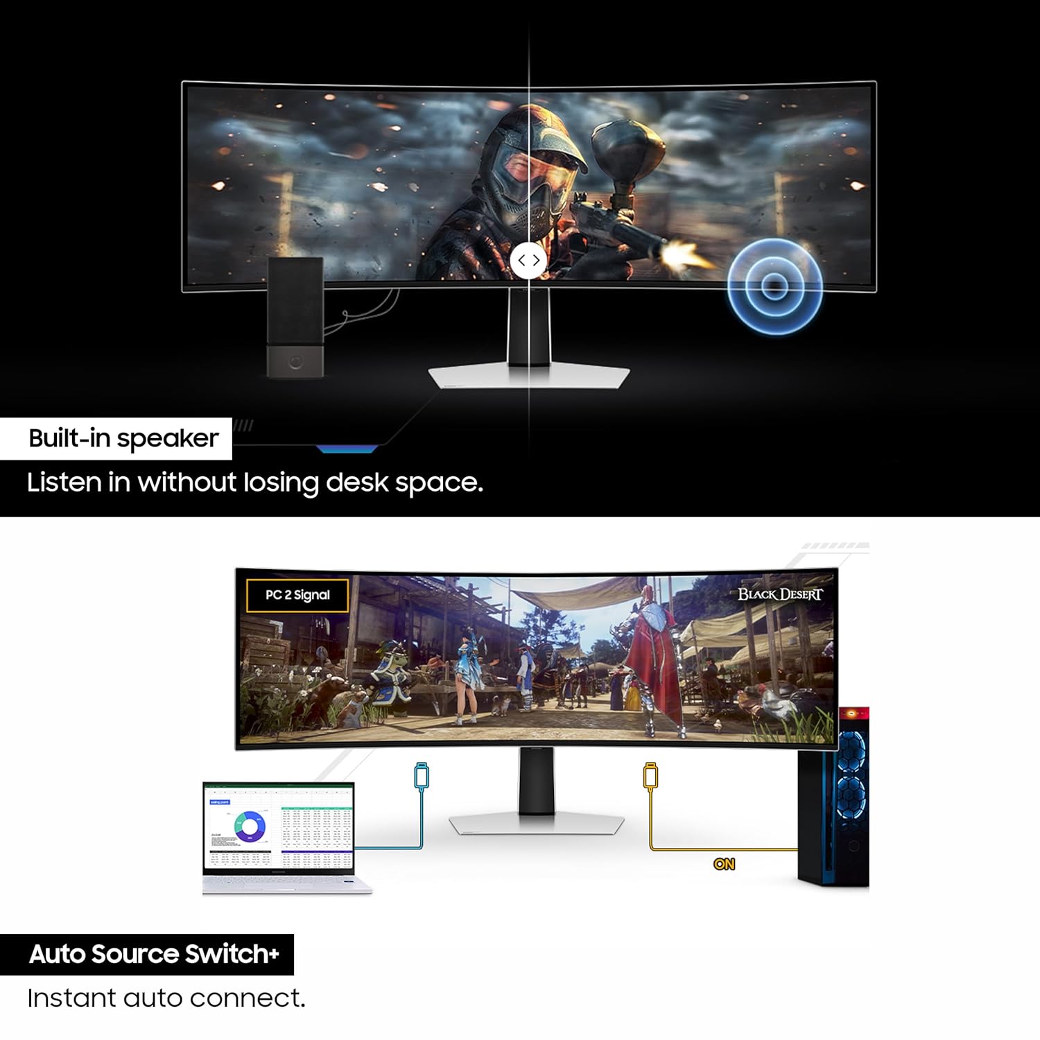 Samsung Odyssey Oled G9 Curve 49inch 144Hz DQHD LS49DG910SWXXL - image 4
