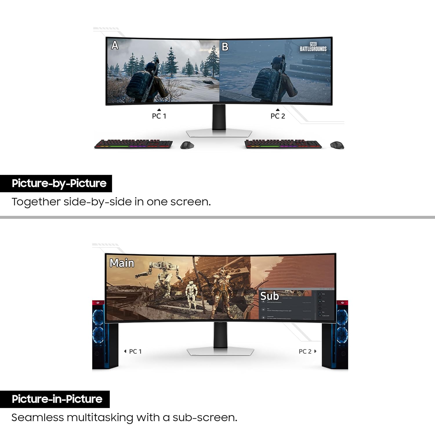 Samsung Odyssey Oled G9 Curve 49inch 144Hz DQHD LS49DG910SWXXL - image 5