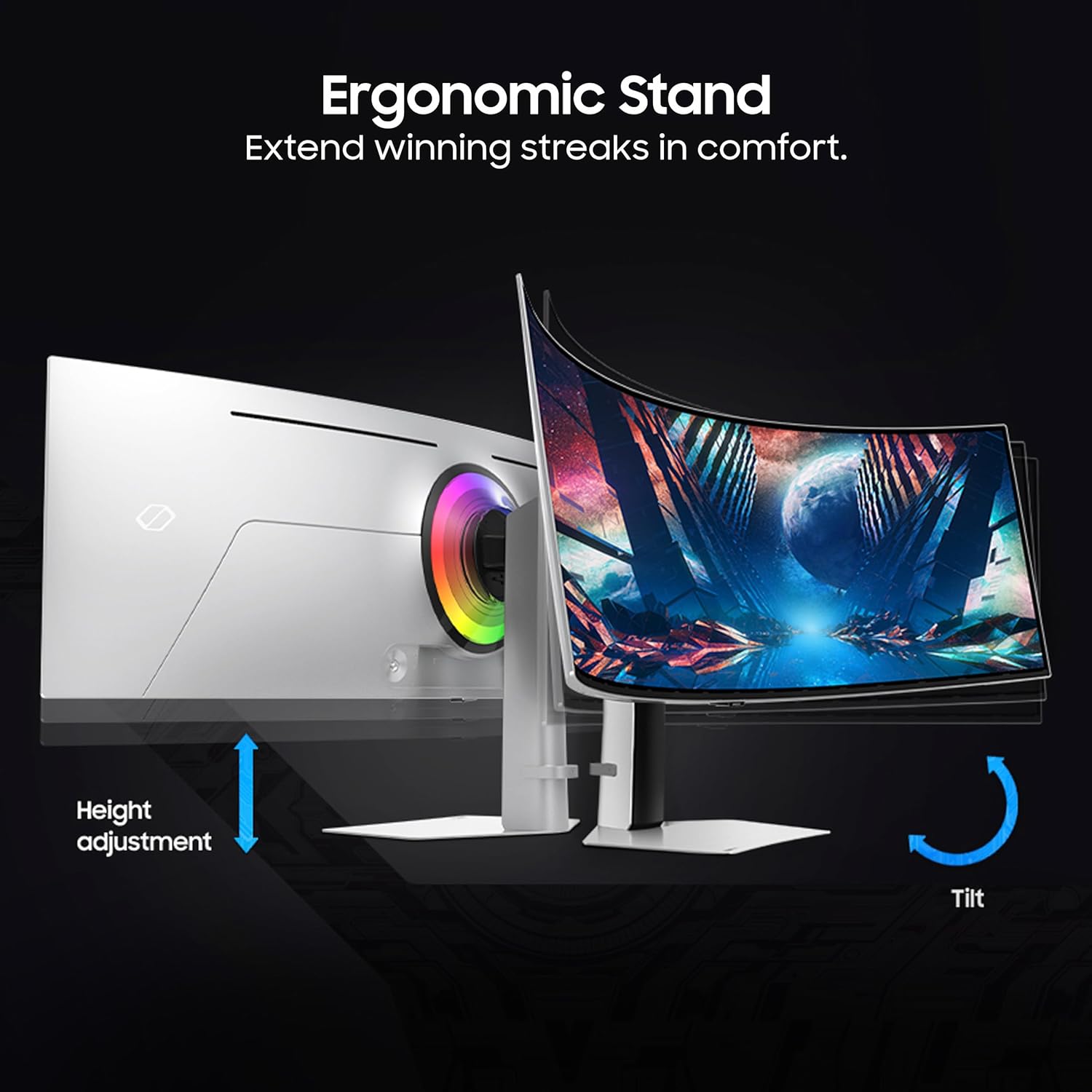 Samsung Odyssey Oled G9 Curve 49inch 144Hz DQHD LS49DG910SWXXL - image 7