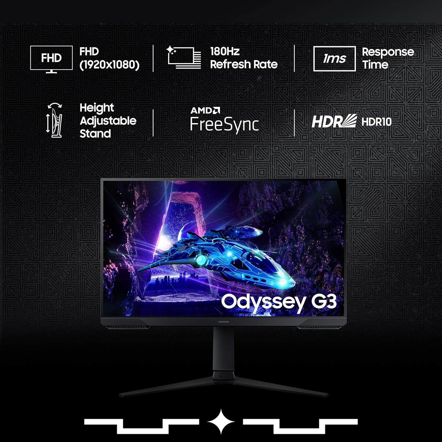 Samsung Odyssey G3 LS32DG300EWXXL 32inch LED Gaming Monitor - image 2