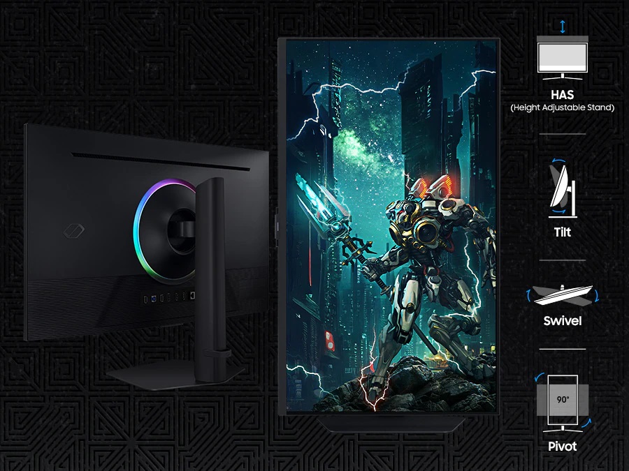 Samsung Odyssey G7 LS27DG700SWXXL 27inch UHD 4K IPS Gaming Monitor - image 4