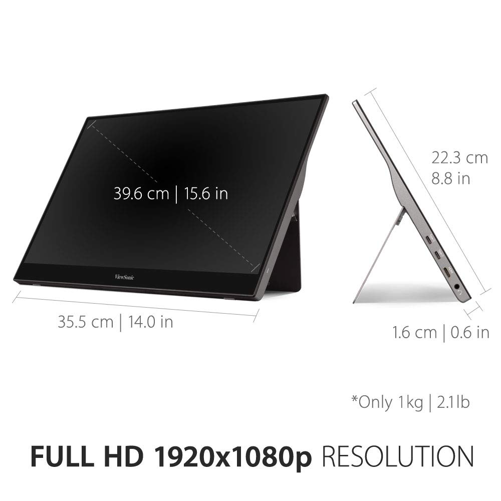 ViewSonic TD1655 16.5Inch Touch Screen Monitor - image 4