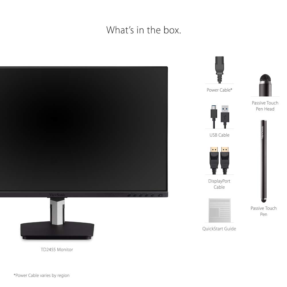 ViewSonic TD2455 23.8 Inch Full HD Type C Touch Monitor - image 7