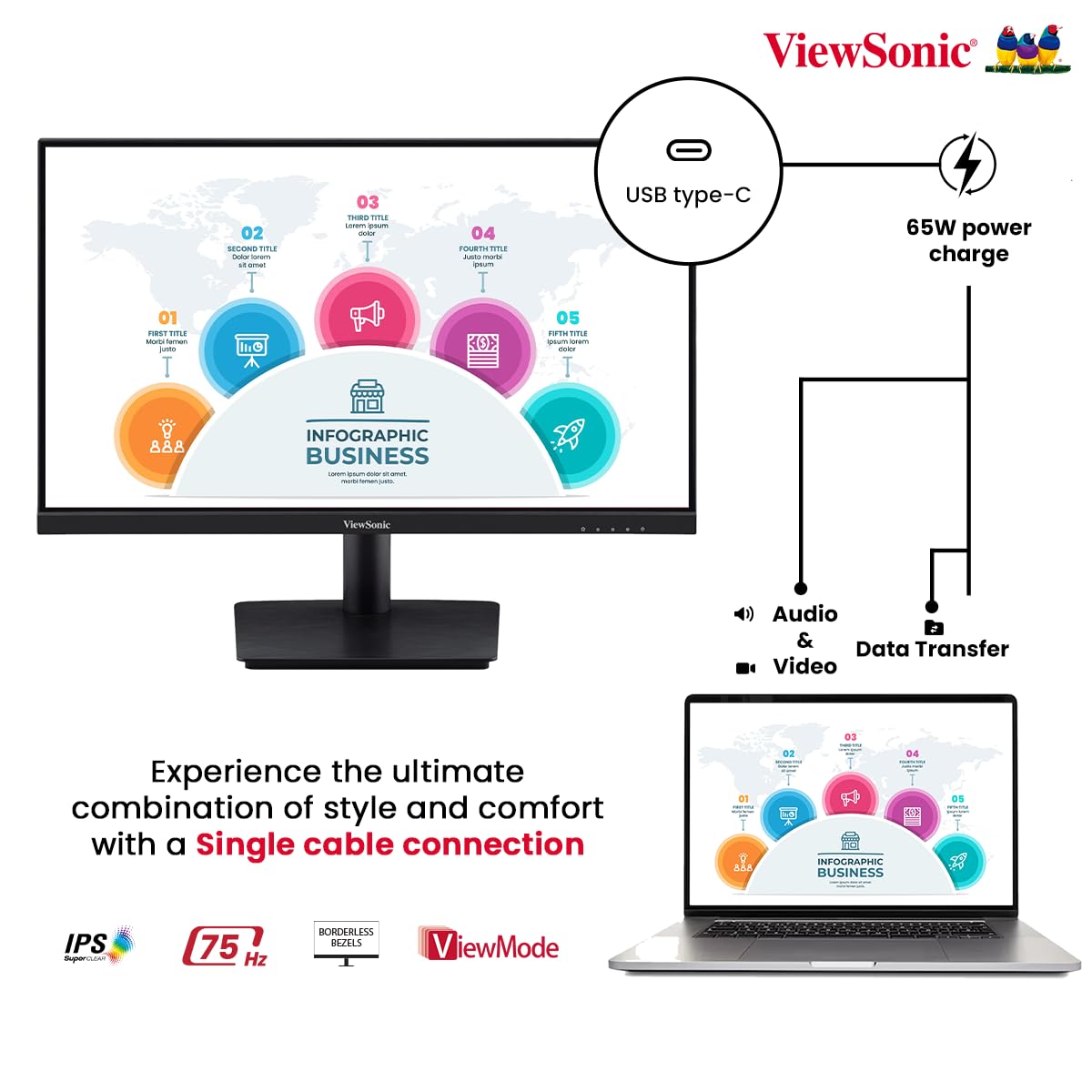 ViewSonic VA2409-MHU 24inch IPS FHD Monitor - image 3