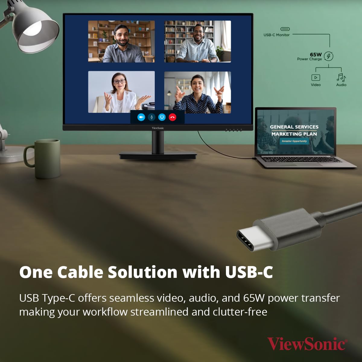 ViewSonic VA2709U-4K 27inch IPS UHD Monitor - image 3
