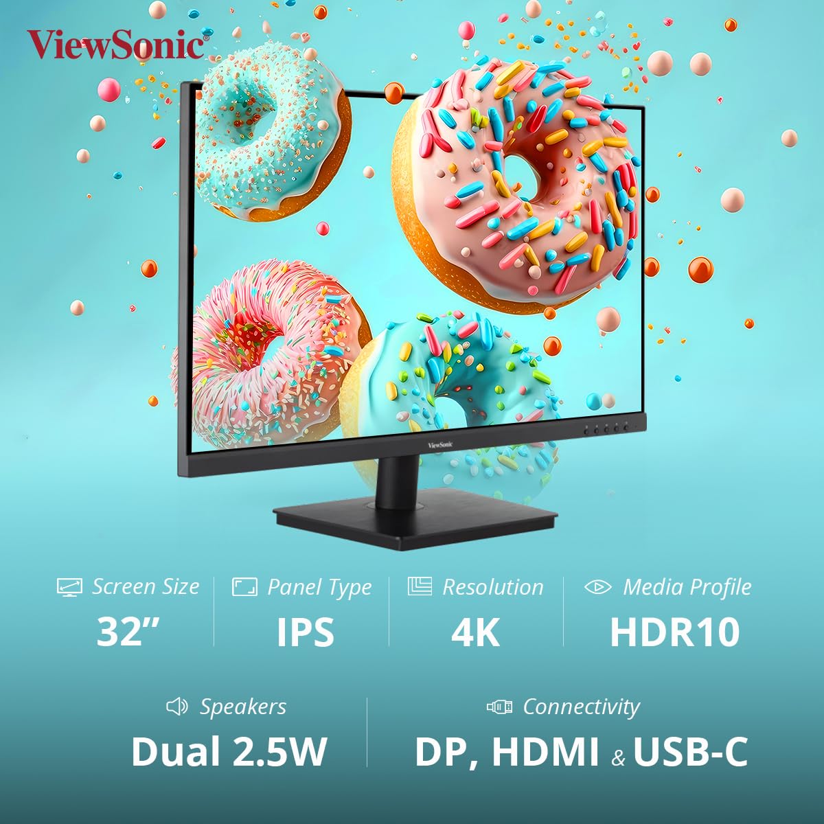ViewSonic VA3209U-4K 32inch IPS UHD Monitor - image 2