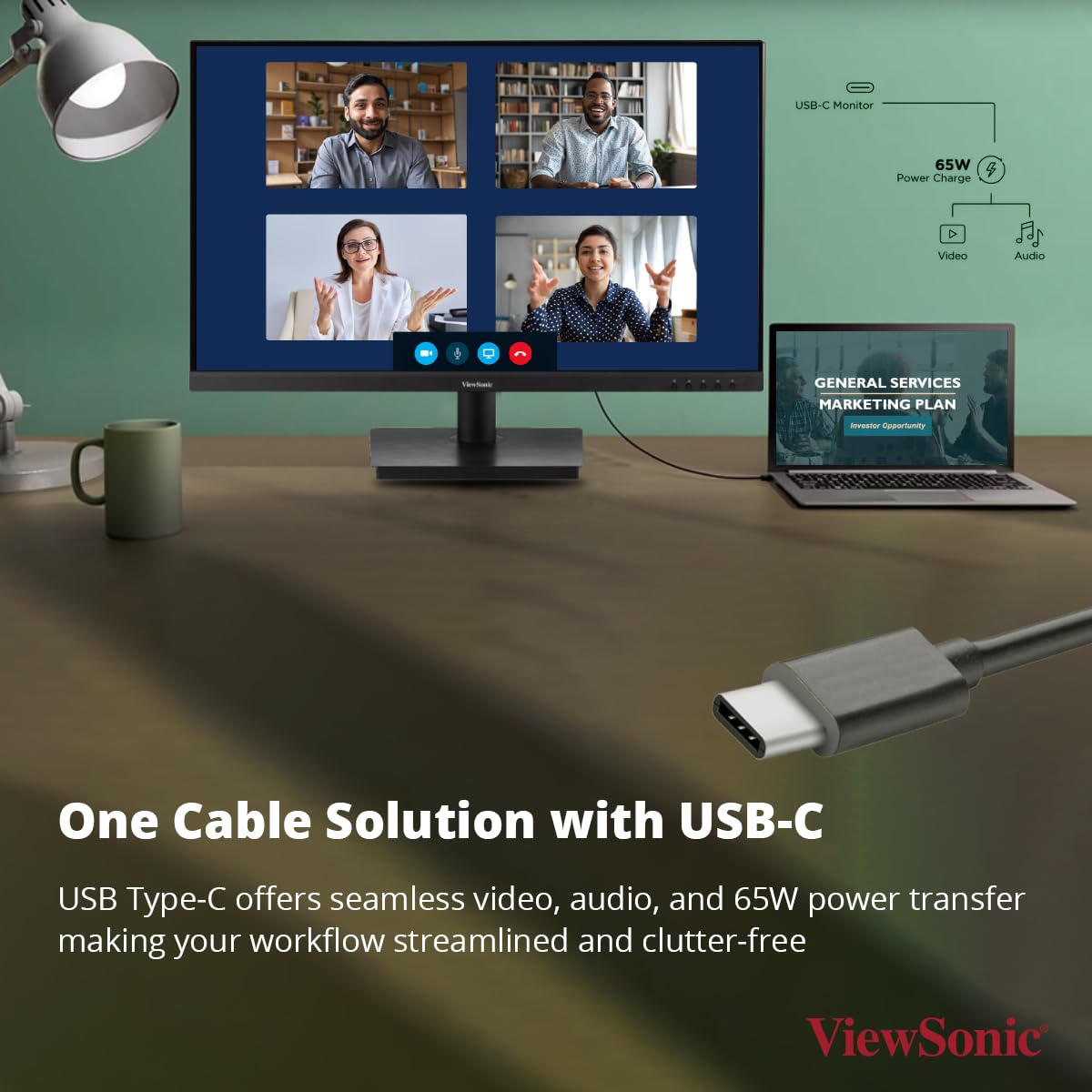 ViewSonic VA3209U-4K 32inch IPS UHD Monitor - image 3