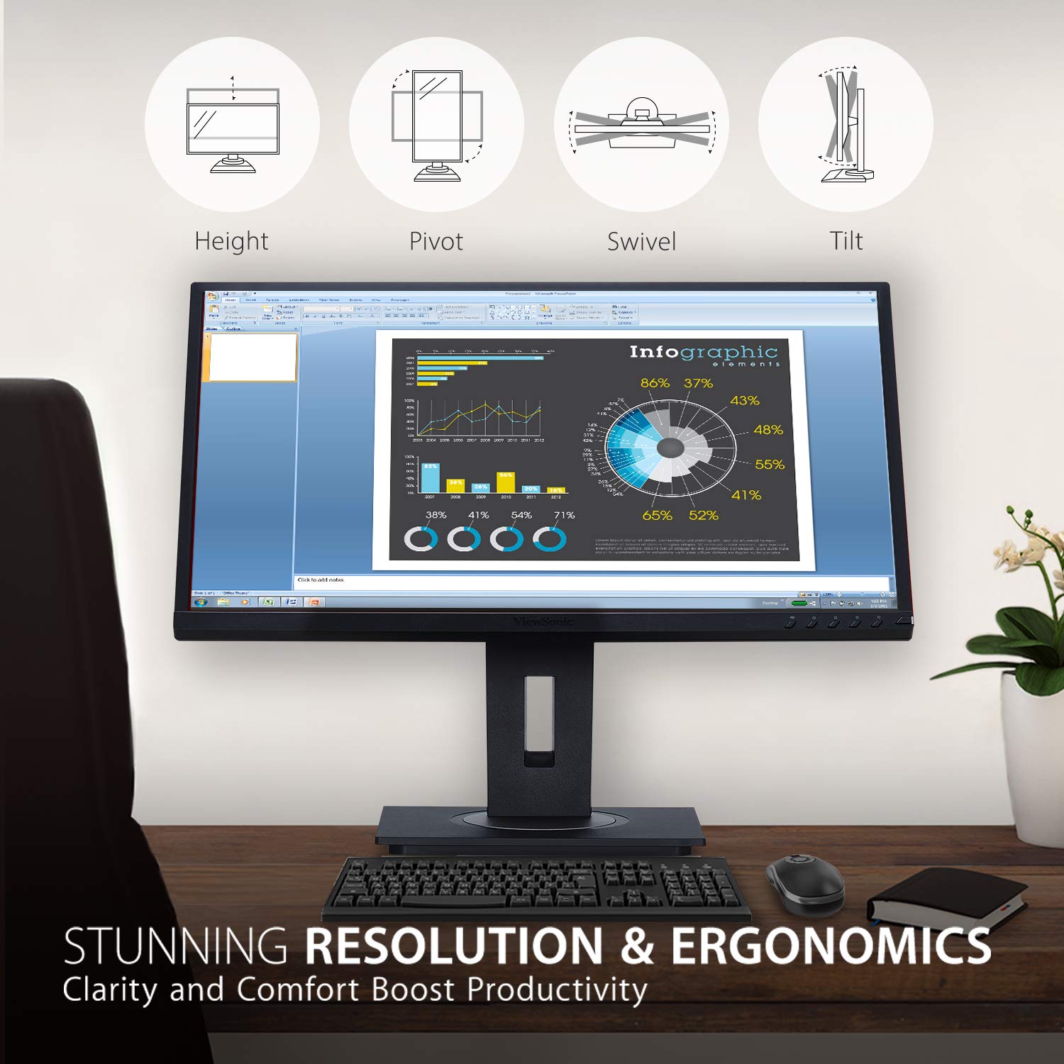 ViewSonic VG2448 24 Inch WorkPro Full HD Monitor - image 2
