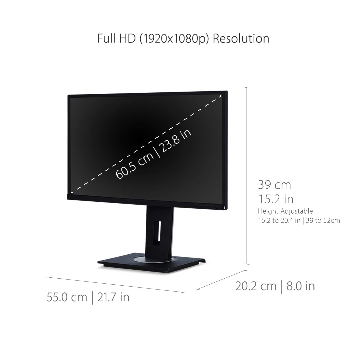 ViewSonic VG2448 24 Inch WorkPro Full HD Monitor - image 4