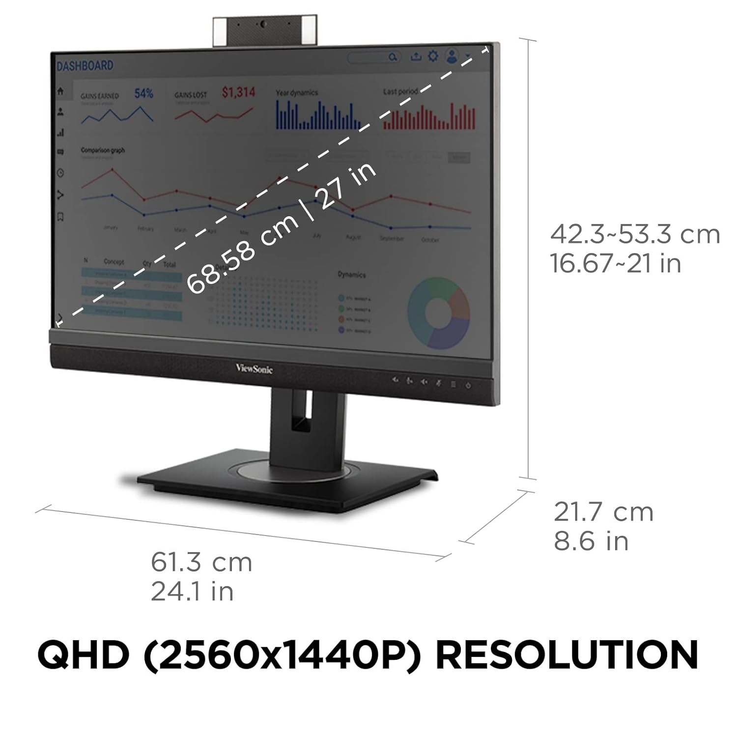 ViewSonic VG2756V-2K 27inch IPS QHD Monitor - image 7