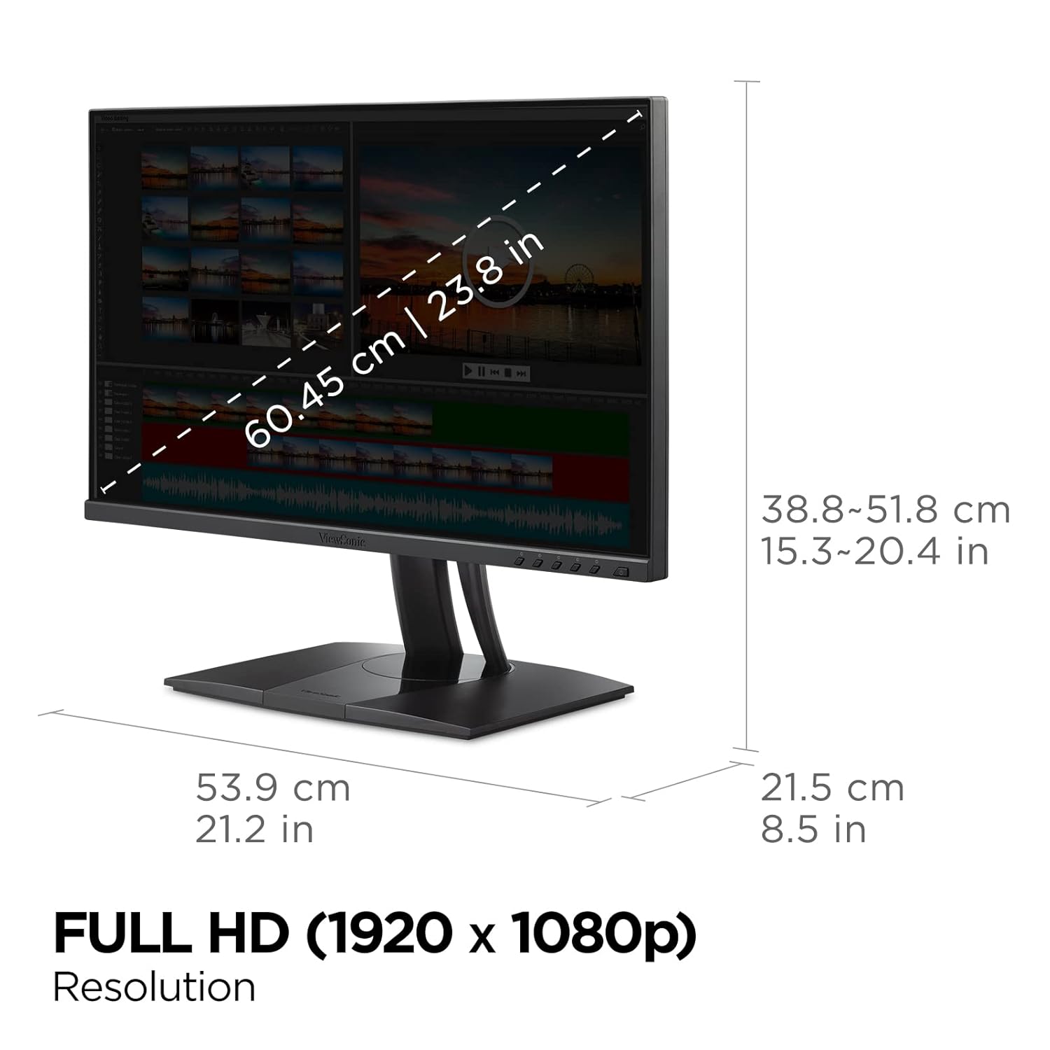 ViewSonic VP2456 24inch IPS FHD Monitor - image 6
