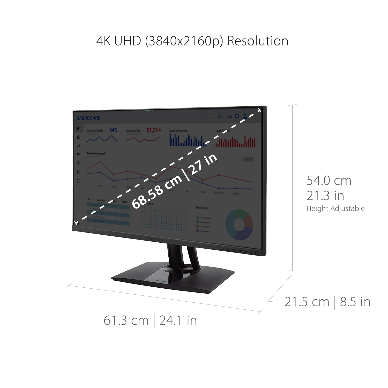 ViewSonic VP2756 4K 27 Inch IPS 4K Monitor - image 7