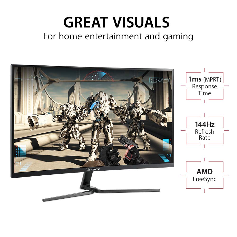 ViewSonic VX2458-C-MHD 24Inch Full HD Curved Gaming Monitor - image 4
