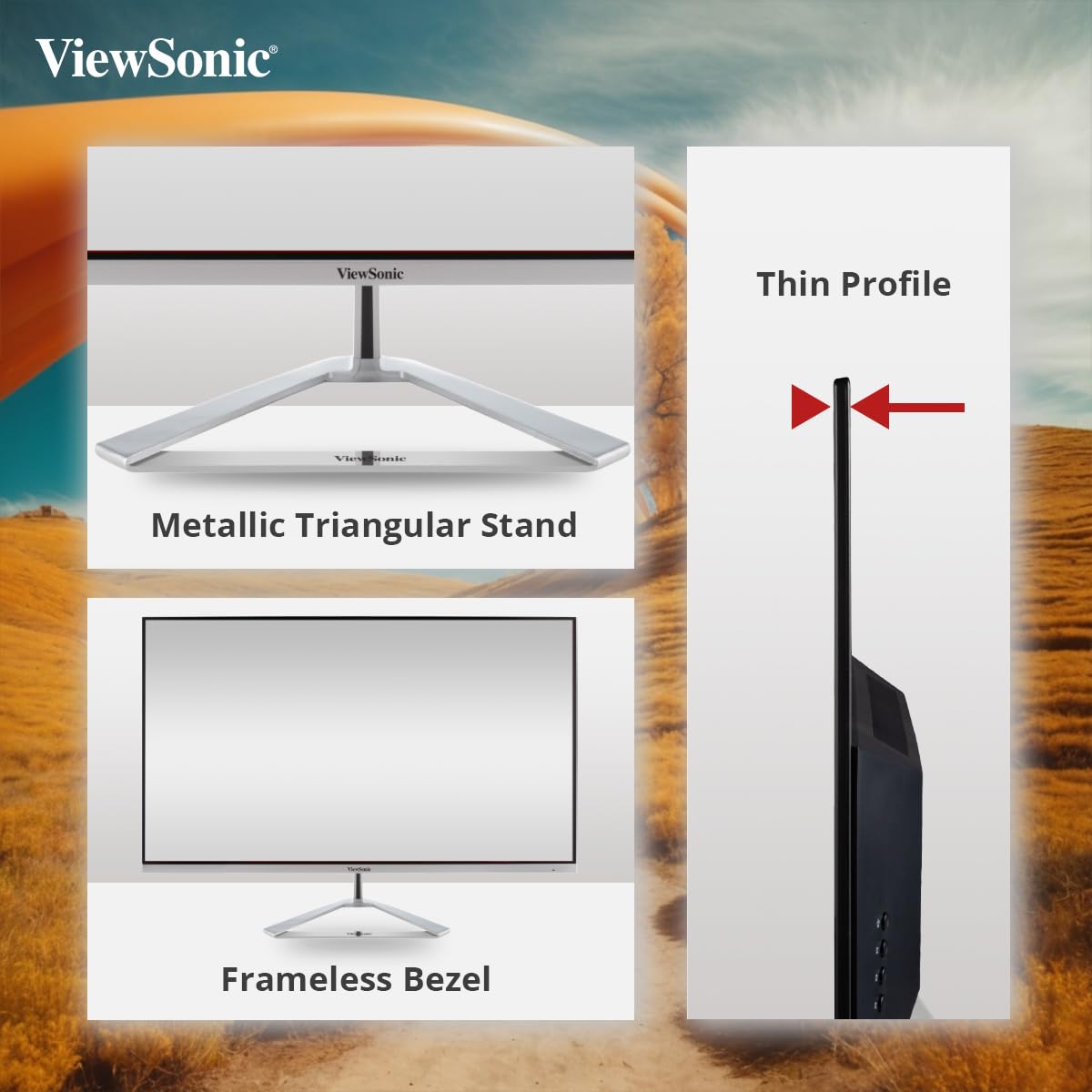 ViewSonic VX2476-SH 24inch IPS HD Monitor - image 3