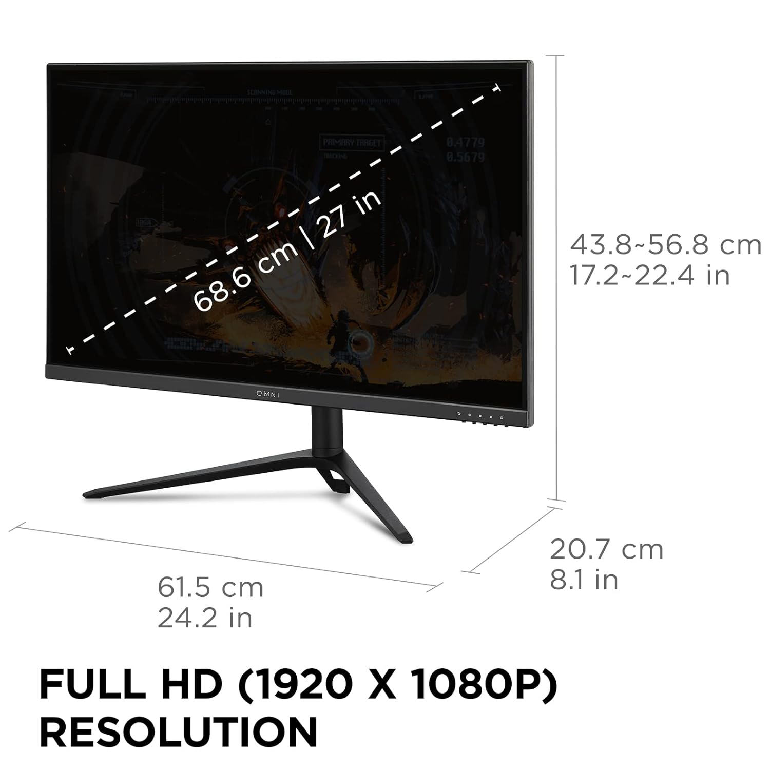 ViewSonic Omni VX2728J 27inch IPS FHD Gaming Monitor - image 4