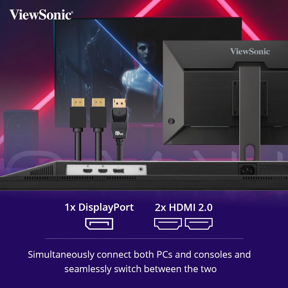 ViewSonic VX2758A-2K-PRO-2 27inch IPS QHD Gaming Monitor - image 6