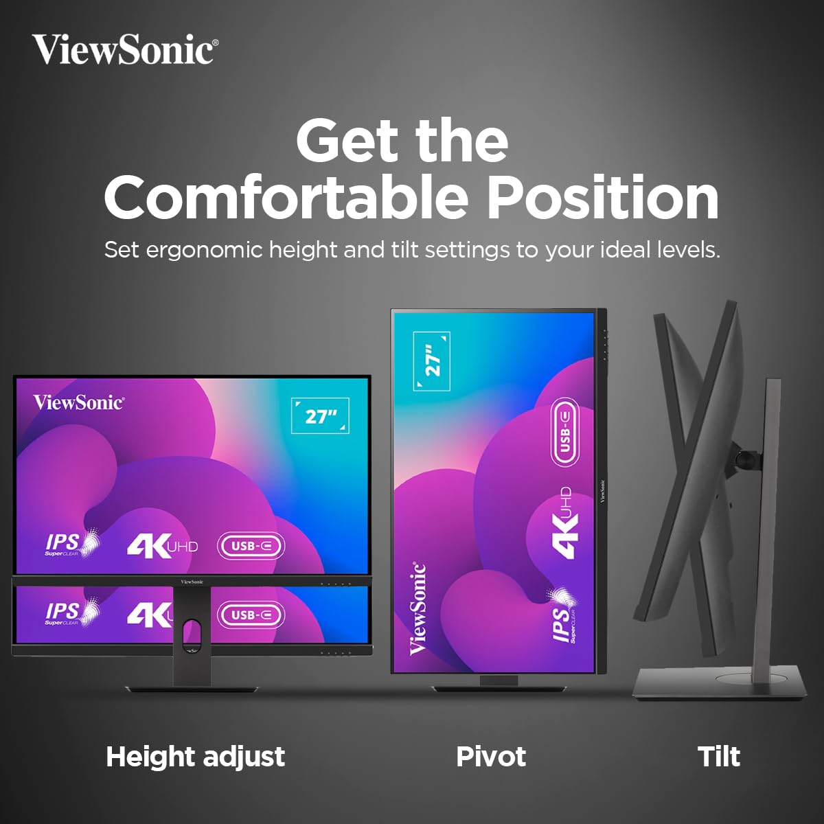 ViewSonic VX2762U-4K 27inch IPS UHD Monitor - image 4