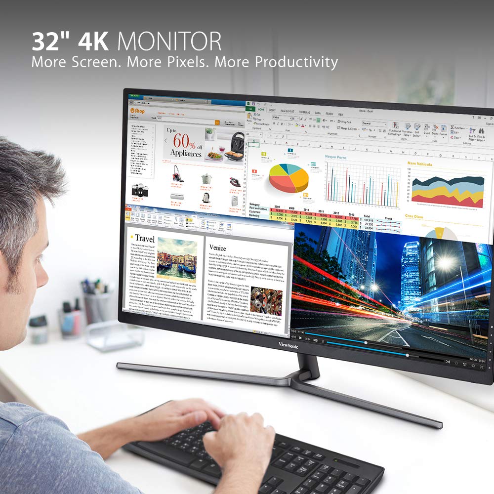 ViewSonic VX3211-4K-MHD 32 Inch 4K Ultra HD HDR10 Monitor - image 2